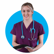 Nurse-Circle-187 Nurse Holding SMI Cold Therapy Wrap